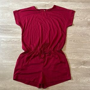 Romper Maroon/Red Like New XL Womens